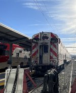 Caltrain Gallery Car at San Francisco Caltrain Terminal